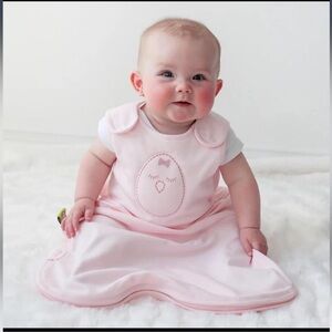 Like new! Nested Bean Zen Sack Classic 0.5 tog cotton in soft pink 15-24 Months